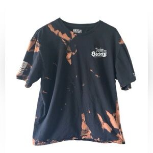 Custom Bleach Dyed American Tattoo Society Tee – XL